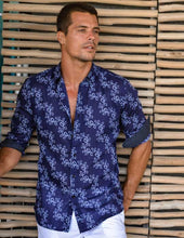 Load image into Gallery viewer, St Jean Voile - Shibori Fern