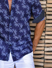 Load image into Gallery viewer, St Jean Voile - Shibori Fern