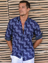 Load image into Gallery viewer, St Jean Voile - Shibori Fern